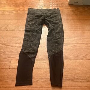 Woman’s Black and Gray Leggings